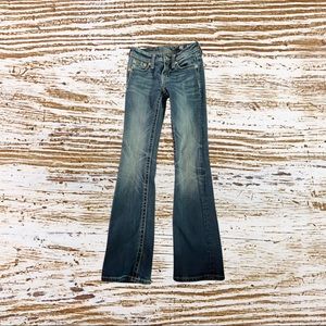 Girls size 12 Miss Me Bootcut Jeans